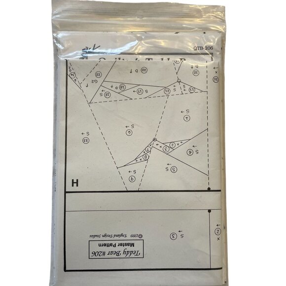 Quilters Teddy Bear Pattern Iron-On Templates Alicias Attic Prairie Christmas u - Picture 3 of 12